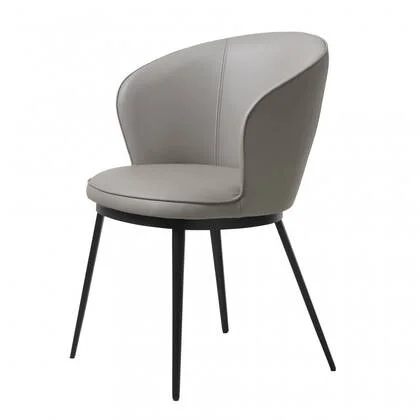 Nordic Home Arvid armstoel - leer - taupe