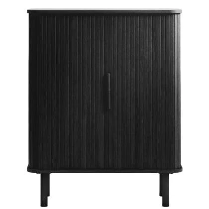 Nordic Home Ingo eiken kabinet - 90 cm - zwart