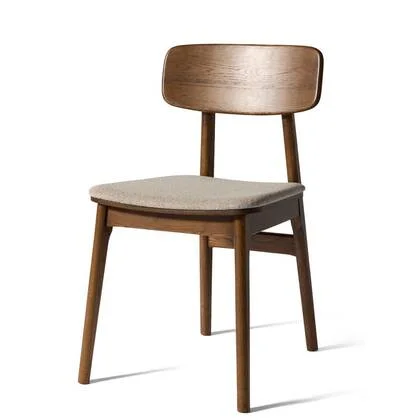 Nordic Home - Livo eetkamerstoel - donkerbruin|zand