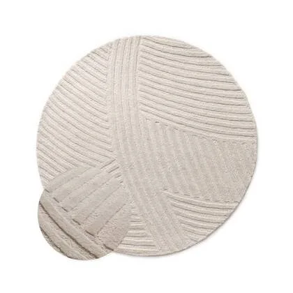 Nordic Weavers Design vloerkleed rond - Balans Field ivoor - 150 cm
