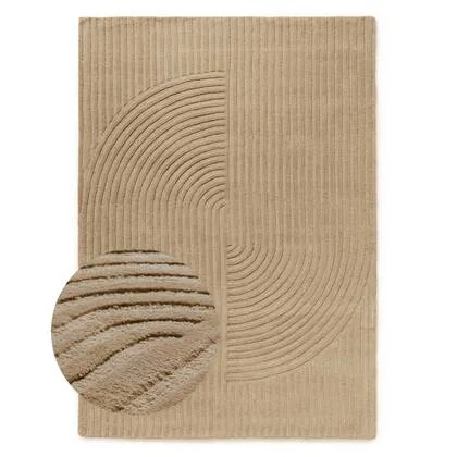 Nordic Weavers Japandi vloerkleed - Balans beige - 120x170 cm