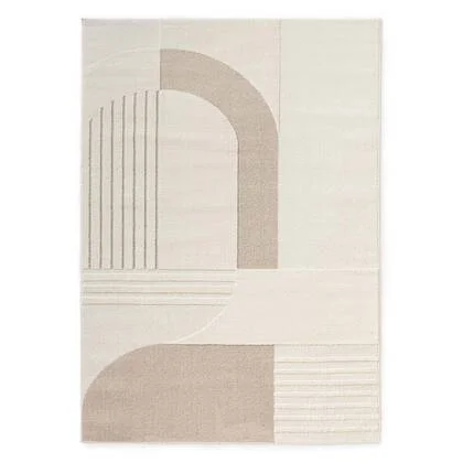 Nordic Weavers Japandi vloerkleed - Ridge Nari crème|beige - 240x340