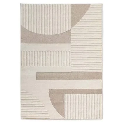 Nordic Weavers Japandi vloerkleed - Ridge Sora crème|beige - 160x230