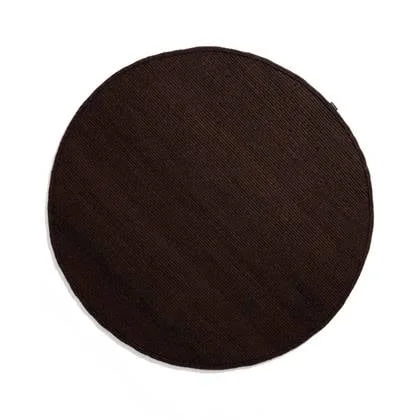 Nordic Weavers Rond wollen vloerkleed Lett - cacao - 120 cm