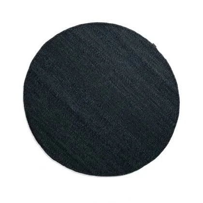 Nordic Weavers Rond wollen vloerkleed Lett - petrol - 120 cm