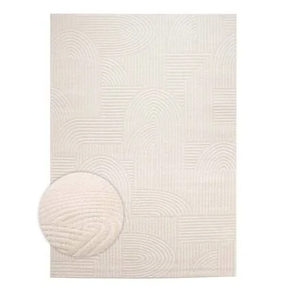 Nordic Weavers Scandinavisch vloerkleed - Contour Bend crème - 300x400