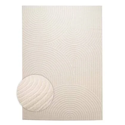 Nordic Weavers Scandinavisch vloerkleed - Contour Curve crème -