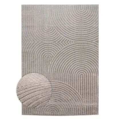 Nordic Weavers Scandinavisch vloerkleed - Contour Curve grijs -