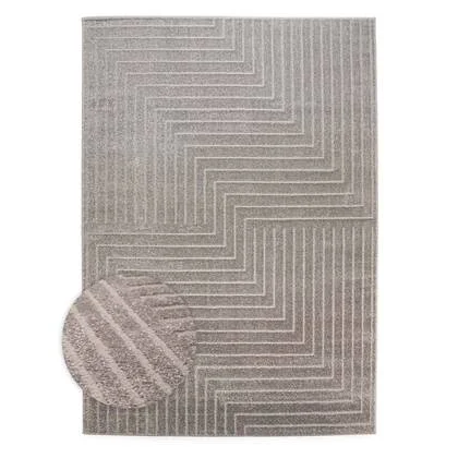 Nordic Weavers Scandinavisch vloerkleed - Contour Edge grijs - 200x300