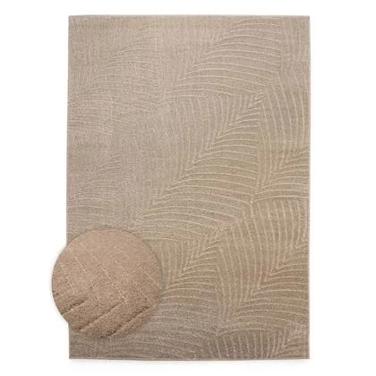 Nordic Weavers Scandinavisch vloerkleed - Contour Leaf beige - 200x300