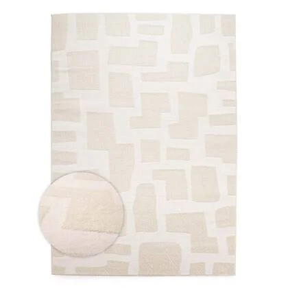 Nordic Weavers Scandinavisch vloerkleed - Contour Stone crème -