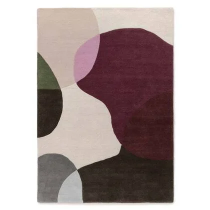 Nordic Weavers Wollen vloerkleed - Dune paars - 120x170 cm