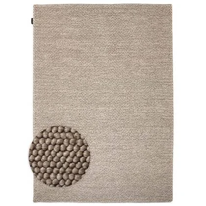 Nordic Weavers Wollen vloerkleed - Fjell zandkleur - 160x240 cm