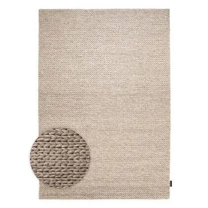 Nordic Weavers Wollen vloerkleed - Hyssing zandkleur - 160x240 cm