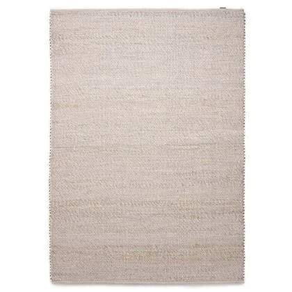 Nordic Weavers Wollen vloerkleed Lett - wit|beige - 250x340 cm