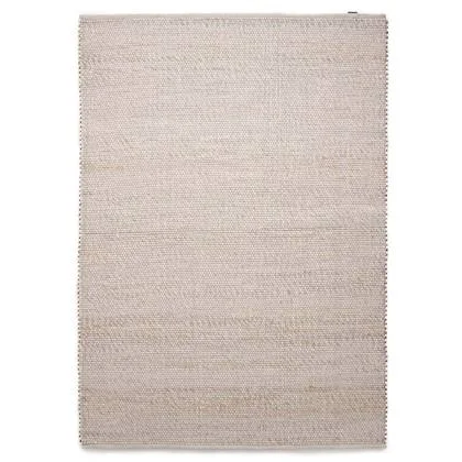 Nordic Weavers Wollen vloerkleed Lett - wit|beige - 300x400 cm