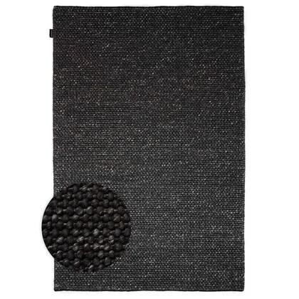 Nordic Weavers Wollen vloerkleed - Løkke zwart - 300x400 cm