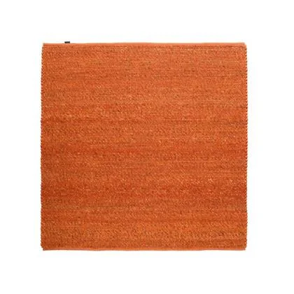 Nordic Weavers Wollen vloerkleed vierkant - Lett cognac - 200x200 cm