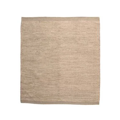 Nordic Weavers Wollen vloerkleed vierkant - Ulstein naturel|grijs -