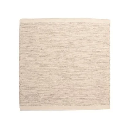 Nordic Weavers Wollen vloerkleed vierkant - Ulstein wit|grijs -