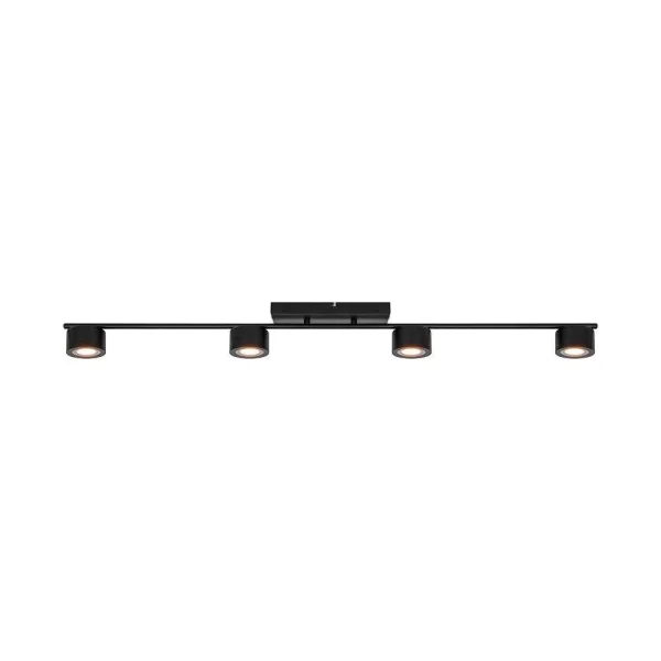 Nordlux - Clyde 4-Rail Plafondlamp Black