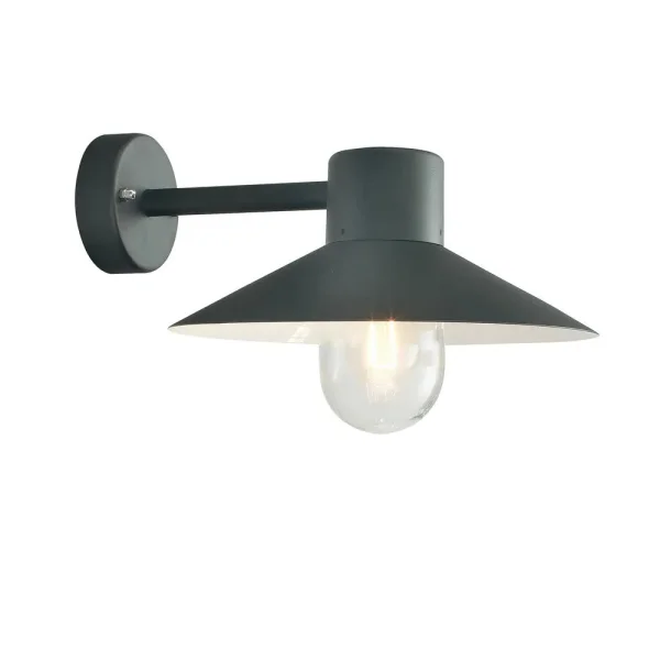 Norlys - Lund Buiten Wandlamp Zwart