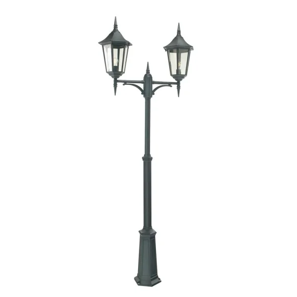 Norlys - Modena 2 Buiten Park Lamp Breed met Grondpin Zwart