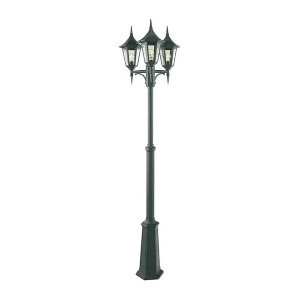 Norlys - Modena 3 Buiten Park Lamp met Grondpin Smal Zwart