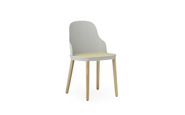 Normann Copenhagen Allez Chair Molded wicker Oak - Warm Grey