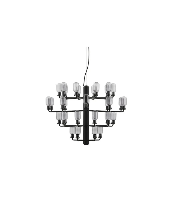 Normann Copenhagen - Amp Chandelier Groot Smoke/Black