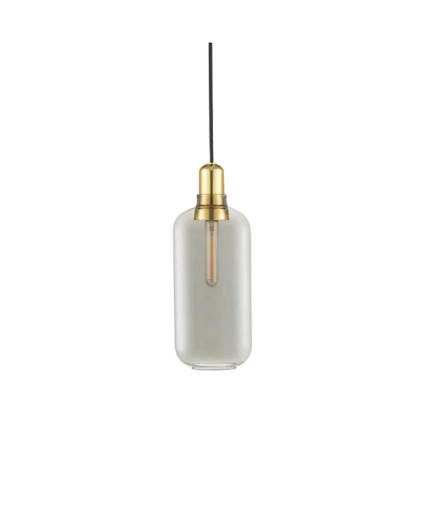 Normann Copenhagen - Amp Hanglamp Groot Smoke/Geelkoper