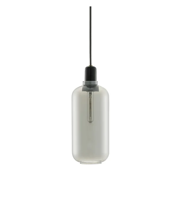 Normann Copenhagen - Amp Hanglamp Groot Smoke/Zwart