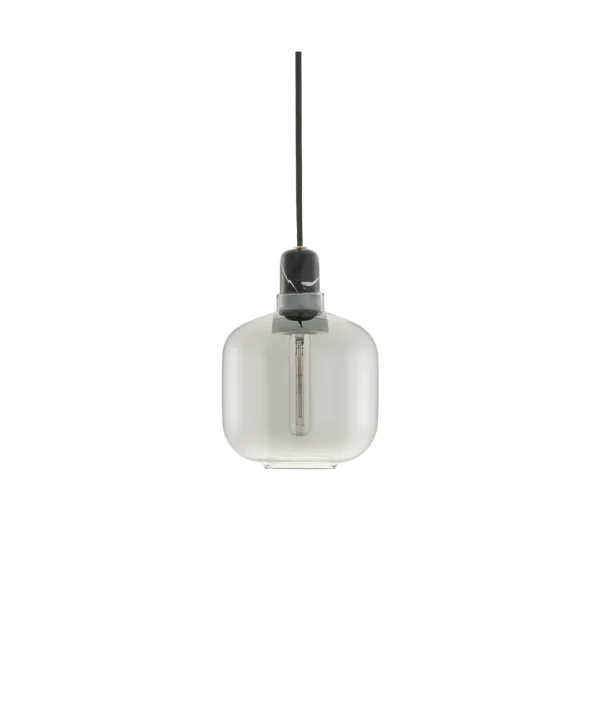 Normann Copenhagen - Amp Hanglamp Small Smoke/Zwart