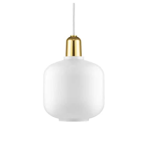 Normann Copenhagen Amp lamp klein Wit-messing