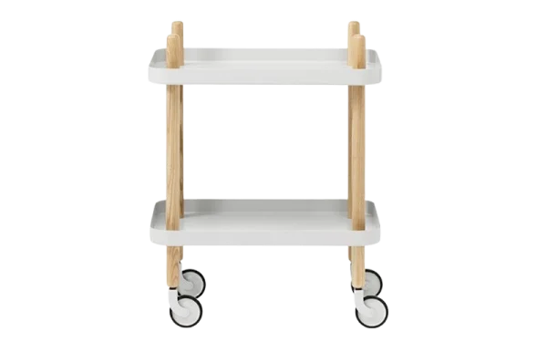 Normann Copenhagen Block Table serveerwagen - lichtgrijs