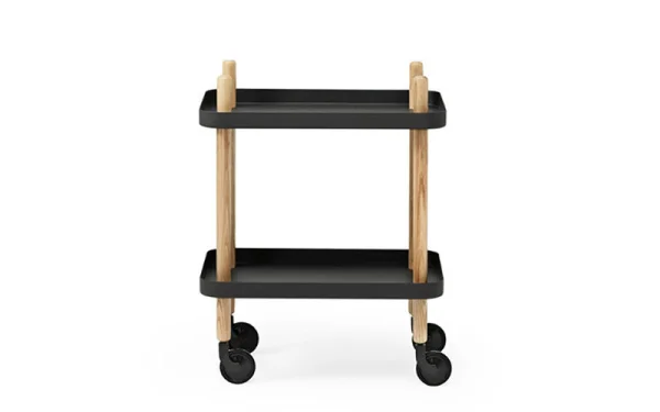 Normann Copenhagen Block Table serveerwagen - zwart