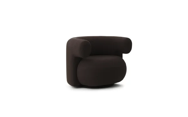 Normann Copenhagen Burra Lounge Fauteuil met terugdraaifunctie - UDA06