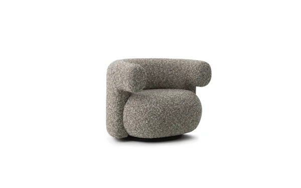 Normann Copenhagen Burra Lounge Fauteuil met terugdraaifunctie - Zero 0110