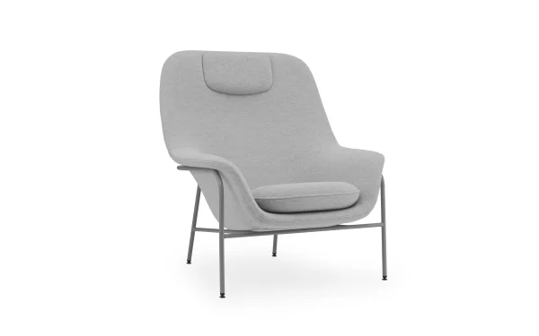 Normann Copenhagen Drape Lounge Chair High Headrest - Hallingdal 110