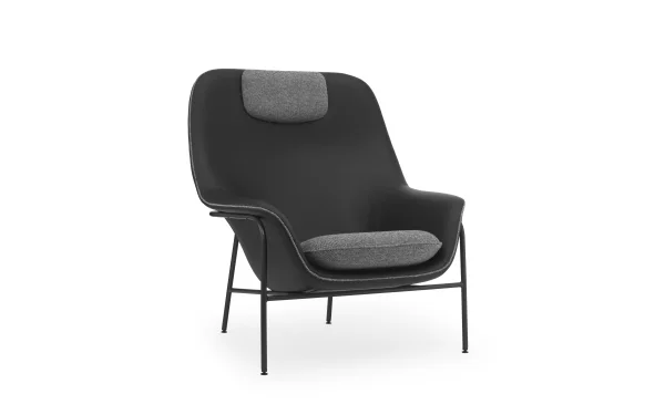 Normann Copenhagen Drape Lounge Chair High Headrest - Ultra41599/Hallingdal166