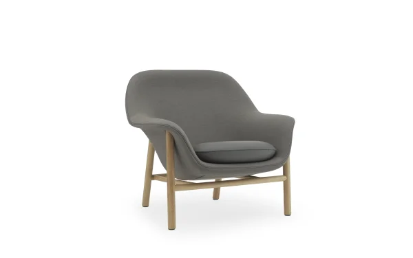 Normann Copenhagen Drape Lounge Chair Low Eiken - NormannCopenhagenSteelcutTrio253/Ultra41575