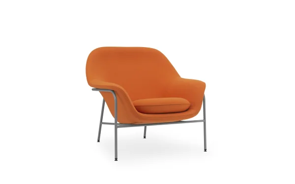 Normann Copenhagen Drape Lounge Chair Low Stalen frame - Remix536