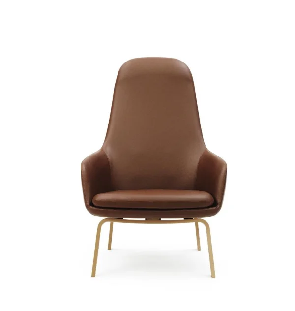 Normann Copenhagen Era fauteuil hoog met houten frame - Eiken/ Tango leer 41598