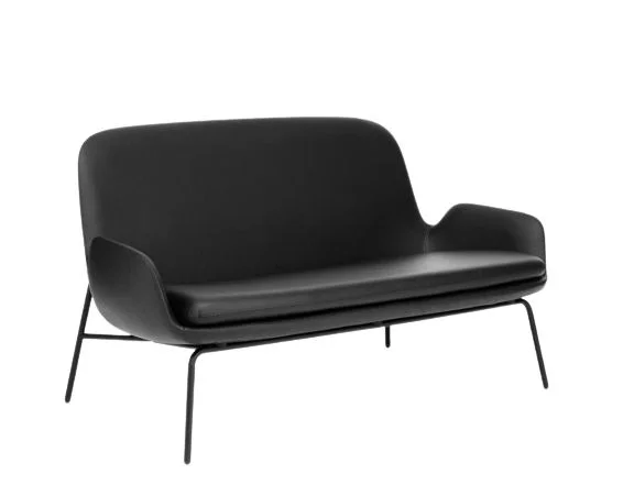 Normann Copenhagen Era sofa met stalen frame - zwart staal/ Tango leer 41599