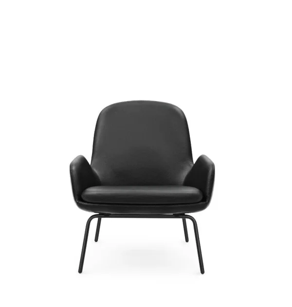 Normann Copenhagen Fauteuil Era  - zwart staal/ Tango leer 41599