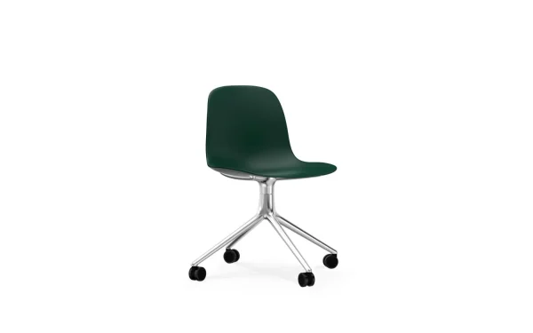 Normann Copenhagen Form Chair Swivel draaistoel - groen - aluminium