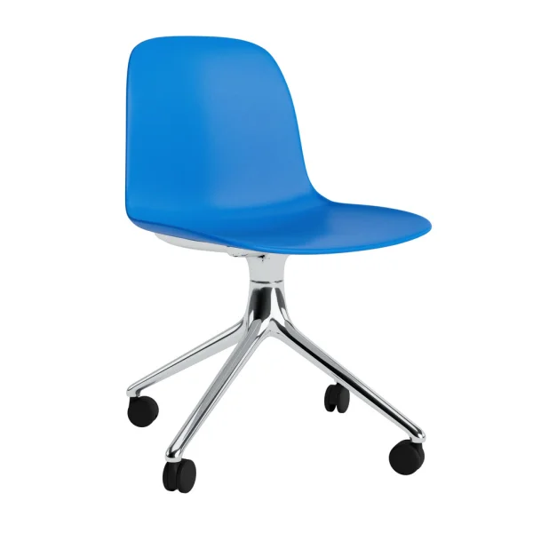 Normann Copenhagen Form Chair Swivel draaistoel - NormannCopenhagenFormBrightBlue - aluminium