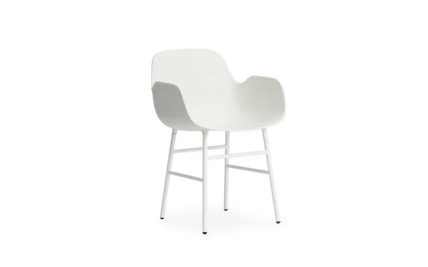 Normann Copenhagen Form fauteuil met metalen frame - wit