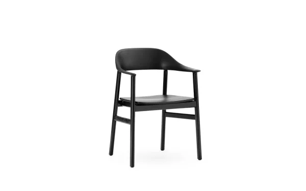 Normann Copenhagen Herit Armleunstoel - zwart - zwart