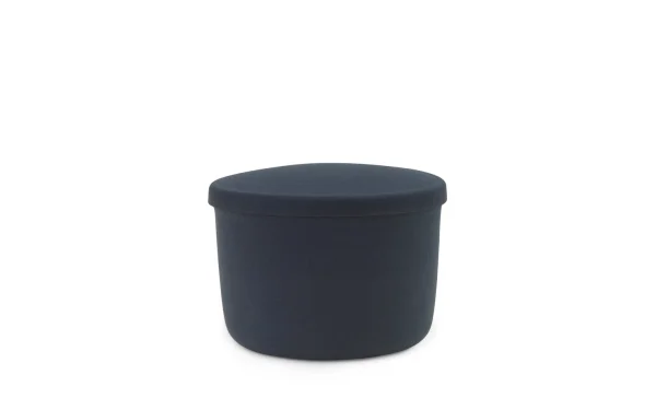 Normann Copenhagen Hide Storage Poef - NormannCopenhagenHideSteelBlue - small